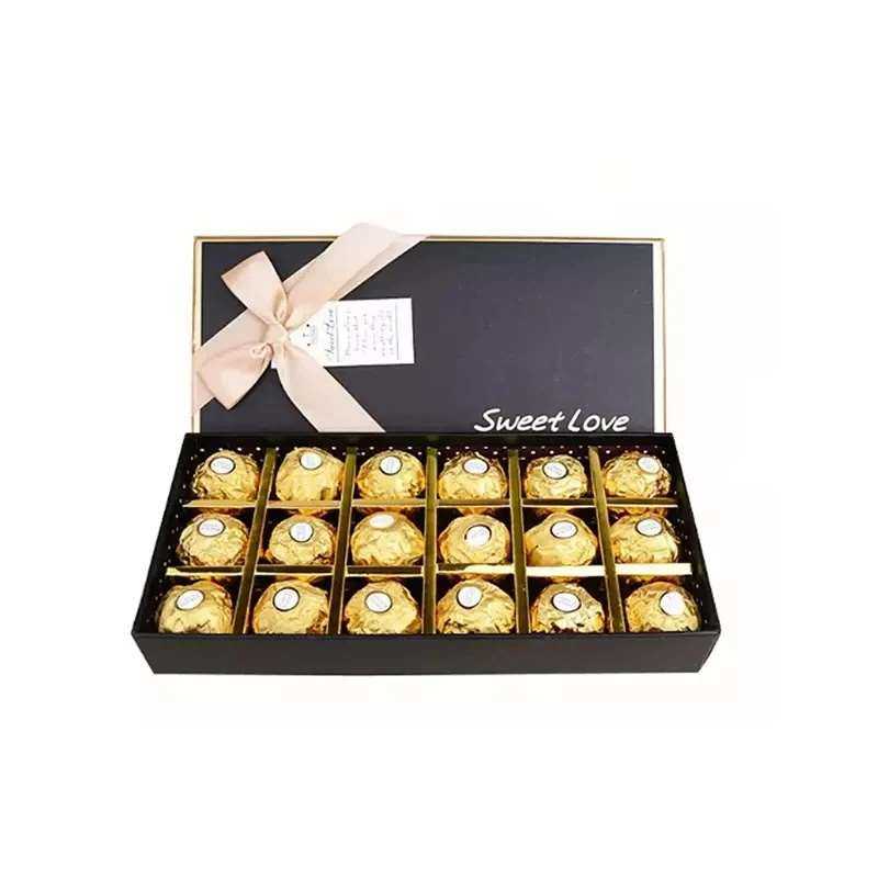 Manufacturer Wholesale Custom Contactless Food Luxury Packaging Cookies Candy Nuts Chocolate Gift Box