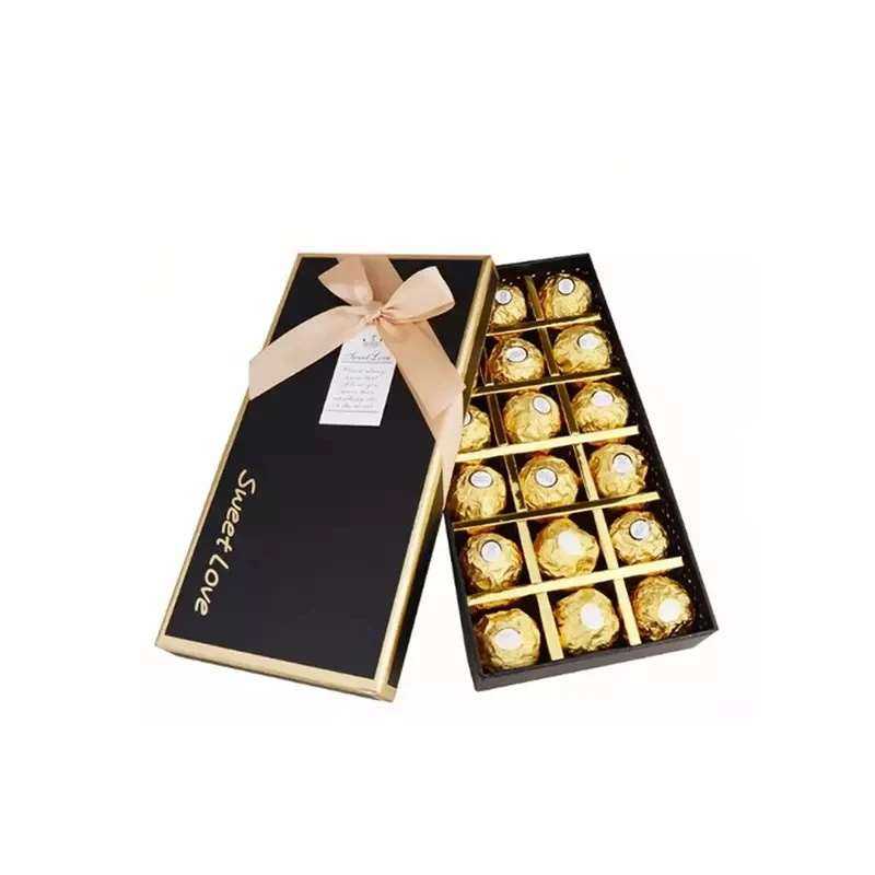 Manufacturer Wholesale Custom Contactless Food Luxury Packaging Cookies Candy Nuts Chocolate Gift Box